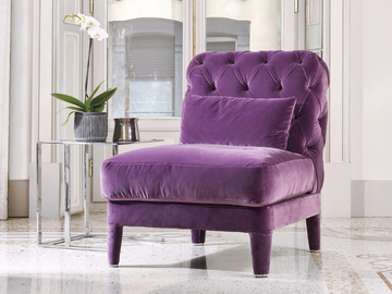 ELLIOT - Tufted armchair by CTS SALOTTI - view 2